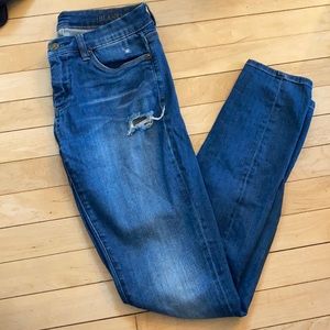 Blank NYC distressed skinny jeans